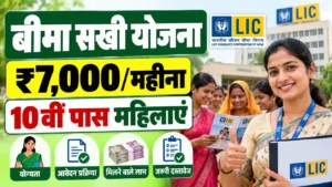 बीमा सखी योजना 2026: 10वीं पास महिलाओं को पहले साल ₹7,000 महीना, जानें आवेदन प्रक्रिया